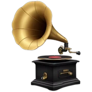 gramophone sticker