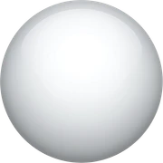 White circle sticker