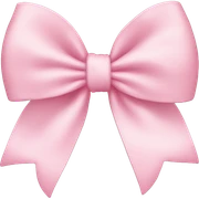 Light pink bows sticker