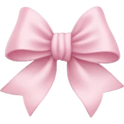 Light pink bow sticker