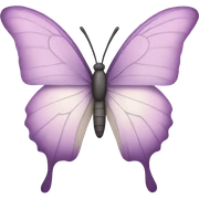 Light purple butterfly sticker