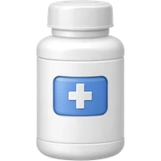 MEDICINE powder BOTTLE sticker