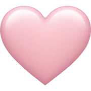 Light Pink heart sticker