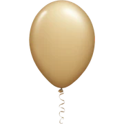 Beige balloons  sticker