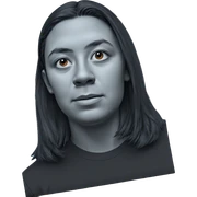 realistic portrait of boy sticker