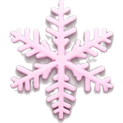 pastel pink snowflake  sticker