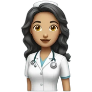 pretty nurse sticker