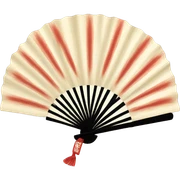 Japan Hand fan sticker