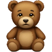 Teddy bear sticker