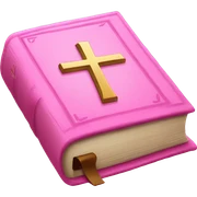 pink bible sticker