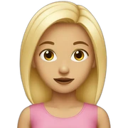 Bionda girl sticker