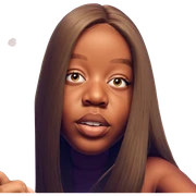 long haired meme portrait sticker