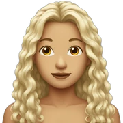 Long hair sticker