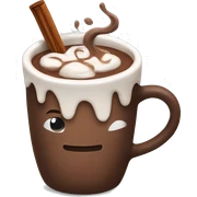 hot chocolate sticker