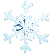 snowflake sticker
