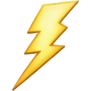 Lightning bolt sticker