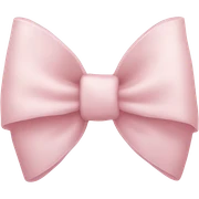 light pink bow  sticker