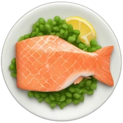Salmon dish sticker