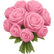 pink bouquet sticker