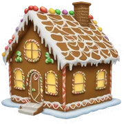 Gingerbread house  sticker