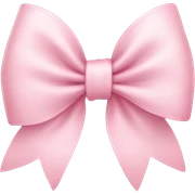 Pastel pink bow sticker