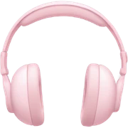 pastel pink headphone sticker