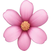 Aesthetic pink flower sticker