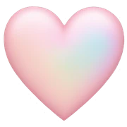 Pastel heart sticker