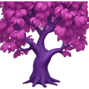 Purple Tree sticker