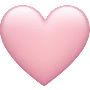 Light pink heart sticker