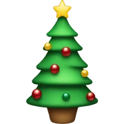 Christmas tree  sticker