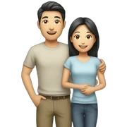 family asian sticker