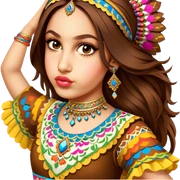 Folkloric Dancer sticker