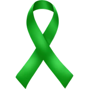 Green ribbon sticker