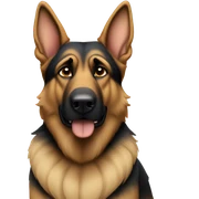 German shepherd  sticker