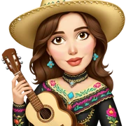 Mariachi Guitarist sticker