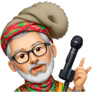 Colorful Singer sticker