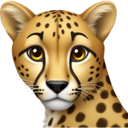 cheetah sticker