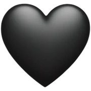black heart sticker