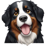 Bernese mountain dog sticker