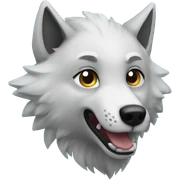 sky wolf sticker