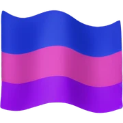 Bisexual flag sticker