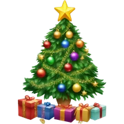 christmas tree sticker