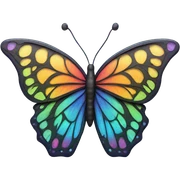 Butterfly sticker