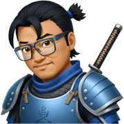 Samurai Defender sticker