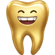 gold tooth sticker
