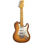 Cartoon living guitar sticker