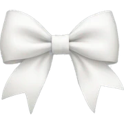 white bow sticker