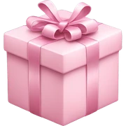 present light pink sticker
