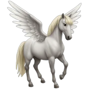 Horse with wings sticker
